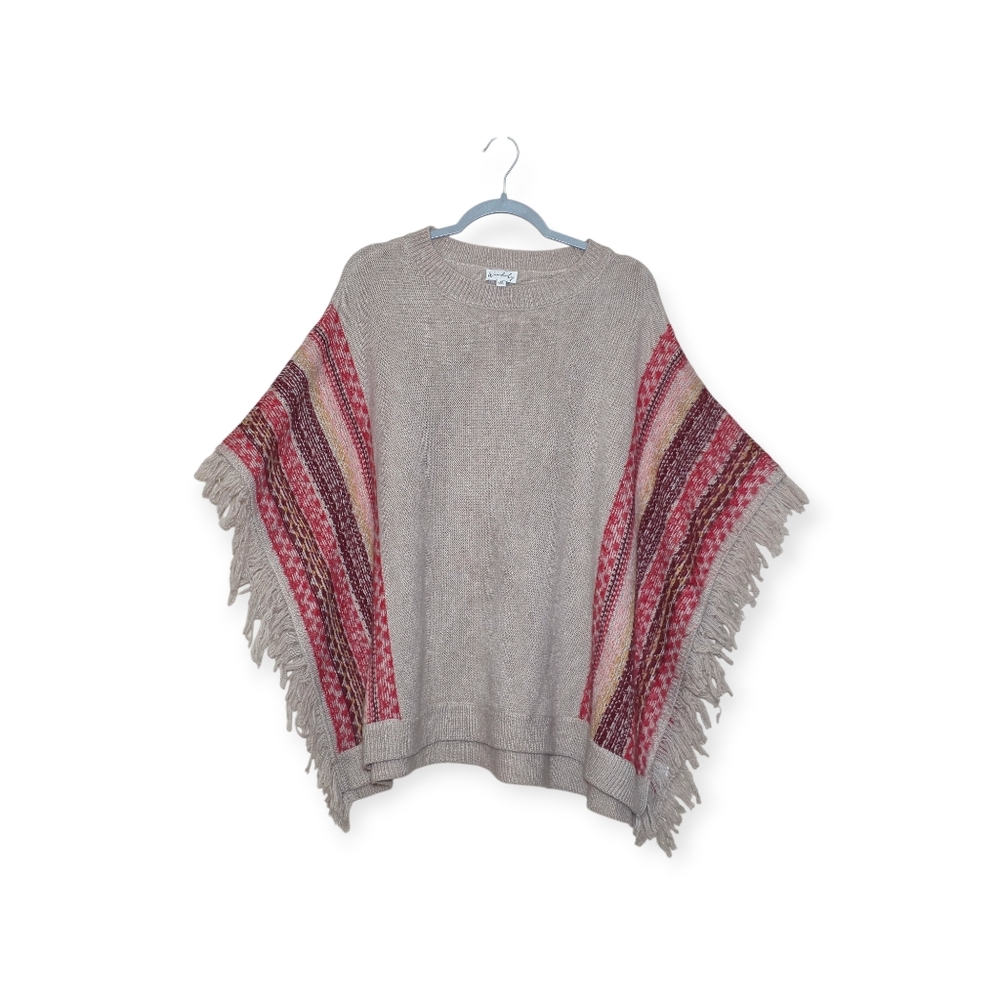 Wonderly Women's Medium Poncho Cover Up Acrylic Blend